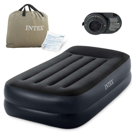 Materac dmuchany 191x99x42 cm z wbudowaną pompką elektryczną INTEX 64122ND INTEX