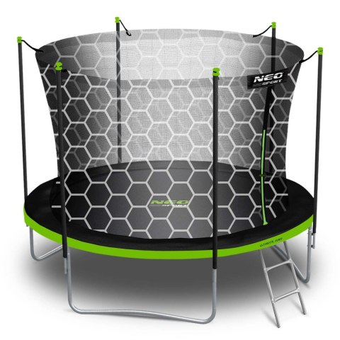 Trampolina ogrodowa 10ft/312cm z siatką wewnętrzną i drabinką Neo-Sport Neo-Sport