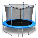 Trampolina ogrodowa 8ft/252cm siatka wewnętrzna i drabinką Neo-Sport