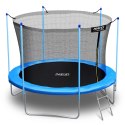 Trampolina ogrodowa 8ft/252cm siatka wewnętrzna i drabinką Neo-Sport