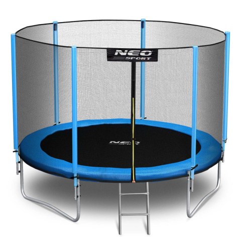 Trampolina ogrodowa 8ft/252cm siatka zewnętrzna i drabinką Neo-Sport