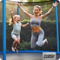 Trampolina ogrodowa 8ft/252cm siatka zewnętrzna i drabinką Neo-Sport