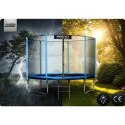 Trampolina ogrodowa 8ft/252cm siatka zewnętrzna i drabinką Neo-Sport