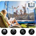 Trampolina ogrodowa 8ft/252cm siatka zewnętrzna i drabinką Neo-Sport