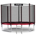 Trampolina ogrodowa 10ft/312cm z siatką zewnętrzną i drabinką Neo-Sport Neo-Sport