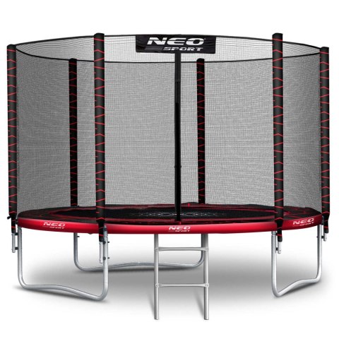 Trampolina ogrodowa 10ft/312cm z siatką zewnętrzną i drabinką Neo-Sport Neo-Sport