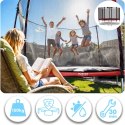 Trampolina ogrodowa 10ft/312cm z siatką zewnętrzną i drabinką Neo-Sport Neo-Sport