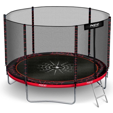 Trampolina ogrodowa 10ft/312cm z siatką zewnętrzną i drabinką Neo-Sport Neo-Sport