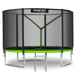 Trampolina ogrodowa 10ft/312cm z siatką zewnętrzną i drabinką Neo-Sport Neo-Sport