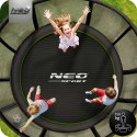 Trampolina ogrodowa 12ft/374cm z siatką zewnętrzną i drabinką Neo-Sport Neo-Sport