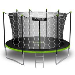 Trampolina ogrodowa 13ft/404cm z siatką wewnętrzną i drabinką Neo-Sport Neo-Sport
