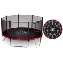 Trampolina ogrodowa 13ft/404cm z siatką zewnętrzną i drabinką Neo-Sport Neo-Sport