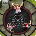 Trampolina ogrodowa 13ft/404cm z siatką zewnętrzną i drabinką Neo-Sport Neo-Sport