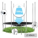 Trampolina ogrodowa 13ft/404cm z siatką zewnętrzną i drabinką Neo-Sport Neo-Sport