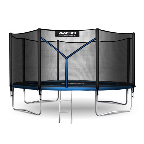 Trampolina ogrodowa 13ft/404cm z siatką zewnętrzną i drabinką Neo-Sport Neo-Sport