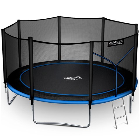 Trampolina ogrodowa 13ft/404cm z siatką zewnętrzną i drabinką Neo-Sport Neo-Sport