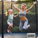 Trampolina ogrodowa 13ft/404cm z siatką zewnętrzną i drabinką Neo-Sport Neo-Sport