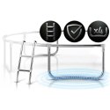 Trampolina ogrodowa 13ft/404cm z siatką zewnętrzną i drabinką Neo-Sport Neo-Sport