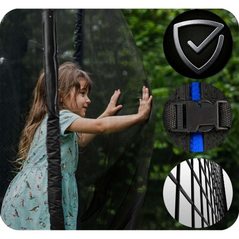 Trampolina ogrodowa 13ft/404cm z siatką zewnętrzną i drabinką Neo-Sport Neo-Sport