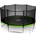 Trampolina ogrodowa 13ft/404cm z siatką zewnętrzną i drabinką Neo-Sport Neo-Sport