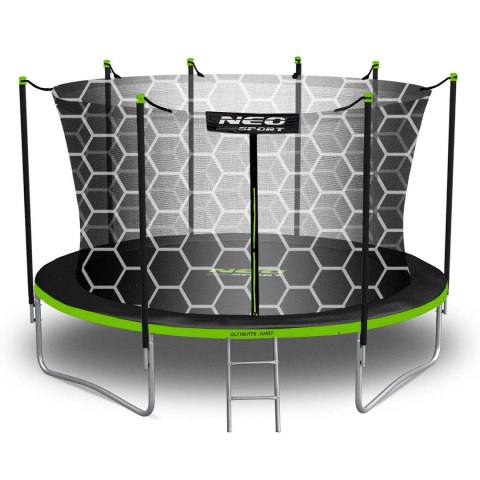 Trampolina ogrodowa 14ft/435cm z siatką wewnętrzną i drabinką Neo-Sport Neo-Sport