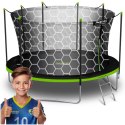 Trampolina ogrodowa 14ft/435cm z siatką wewnętrzną i drabinką Neo-Sport Neo-Sport