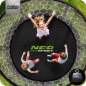 Trampolina ogrodowa 6ft/183cm z siatką wewnętrzną i drabinką Neo-Sport Neo-Sport