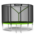 Trampolina ogrodowa 8ft/252cm z siatką zewnętrzną i drabinką Neo-Sport Neo-Sport
