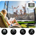 Trampolina ogrodowa 8ft/252cm z siatką zewnętrzną i drabinką Neo-Sport Neo-Sport
