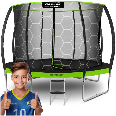 Trampolina ogrodowa profilowana 14ft/435cm z siatką wewnętrzną Neo-Sport Neo-Sport