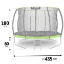 Trampolina ogrodowa profilowana 14ft/435cm z siatką wewnętrzną Neo-Sport Neo-Sport