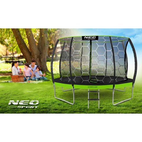 Trampolina ogrodowa profilowana 14ft/435cm z siatką wewnętrzną Neo-Sport Neo-Sport
