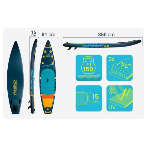 Deska SUP Reefbreak 350 x 81 x 15 cm Neo-Sport 170311 Neo-Sport