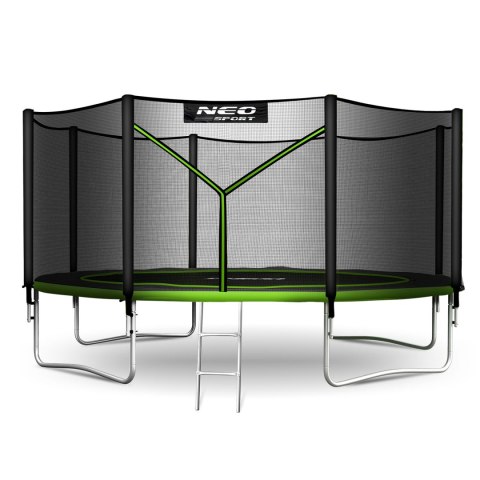 Trampolina ogrodowa 14ft/435cm z siatką zewnętrzną i drabinką Neo-Sport Neo-Sport