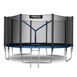 Trampolina ogrodowa 15ft/465cm z siatką zewnętrzną i drabinką Neo-Sport Neo-Sport