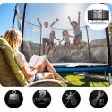 Trampolina ogrodowa 15ft/465cm z siatką zewnętrzną i drabinką Neo-Sport Neo-Sport