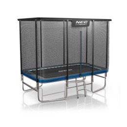 Trampolina ogrodowa prostokątna 10x7ft/305x213cm z siatką zewnętrzną i drabinką Neo-Sport Neo-Sport