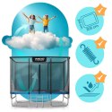 Trampolina ogrodowa prostokątna 10x7ft/305x213cm z siatką zewnętrzną i drabinką Neo-Sport Neo-Sport
