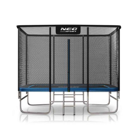 Trampolina ogrodowa prostokątna 10x7ft/305x213cm z siatką zewnętrzną i drabinką Neo-Sport Neo-Sport