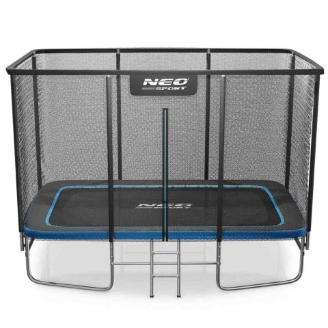 Trampolina ogrodowa prostokątna 12x8ft/366x244cm z siatką zewnętrzną i drabinką Neo-Sport Neo-Sport