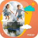 Trampolina ogrodowa prostokątna 12x8ft/366x244cm z siatką zewnętrzną i drabinką Neo-Sport Neo-Sport