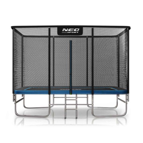 Trampolina ogrodowa prostokątna 12x8ft/366x244cm z siatką zewnętrzną i drabinką Neo-Sport Neo-Sport