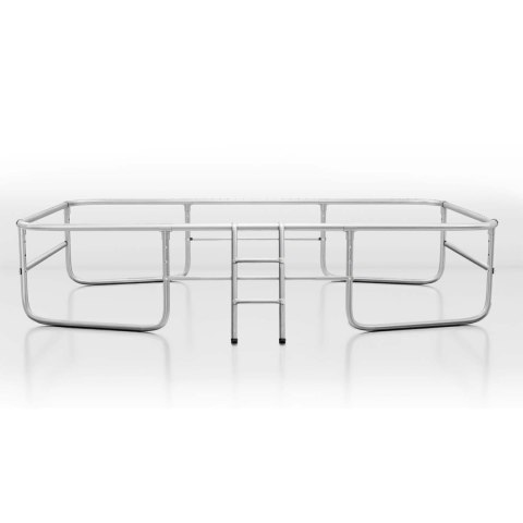 Trampolina ogrodowa prostokątna 12x8ft/366x244cm z siatką zewnętrzną i drabinką Neo-Sport Neo-Sport