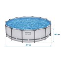 Basen ogrodowy stelażowy 427 x 107 cm 11w1 Bestway 56950 Bestway