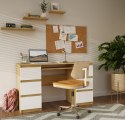 Biurko Kuba KUBA DĄB ARTISAN BIEL