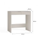 Biurko MARINA 2S SLIM KASZMIR