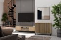 Komoda KAMARO 2D SLIM DĄB ARTISAN Lamele Front Ryflowany