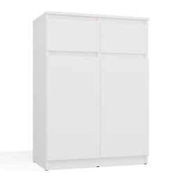 Komoda Malwa 2DD2S Szafka 2 Drzwi 2 Szuflady Do Salonu BIAŁY