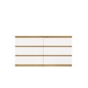 Komoda Malwa M6 140 DĄB ARTISAN BIAŁY