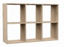 Regał Malax 2X3 DĄB SONOMA